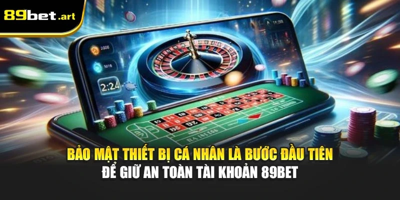 Bảo mật thiết bị cá nhân là bước đầu tiên để giữ an toàn tài khoản 89Bet